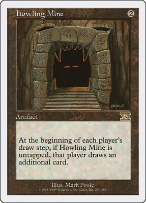 Howling Mine card from Classic Sixth Edition
