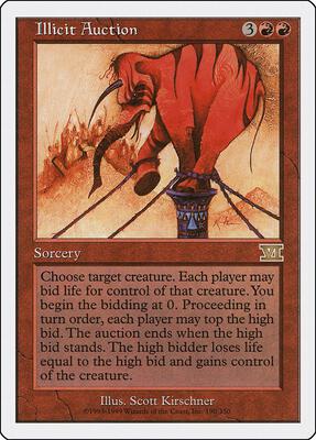 Illicit Auction card from Classic Sixth Edition