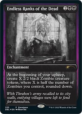 Endless Ranks of the Dead card from Prerelease Cards
