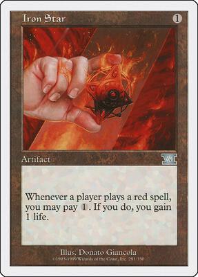 Iron Star card from Classic Sixth Edition