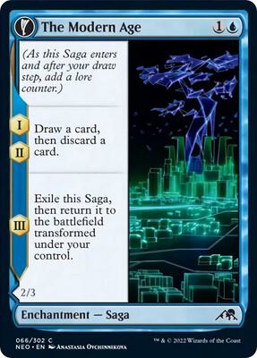 The Modern Age card from Kamigawa: Neon Dynasty