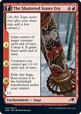 The Shattered States Era card from Kamigawa: Neon Dynasty