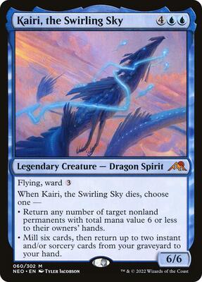 Kairi, the Swirling Sky card from Kamigawa: Neon Dynasty