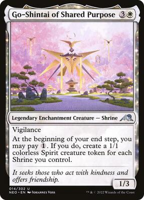Go-Shintai of Shared Purpose card from Kamigawa: Neon Dynasty