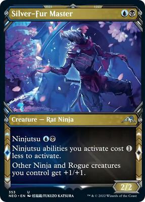 Silver-Fur Master (Showcase) card from Kamigawa: Neon Dynasty