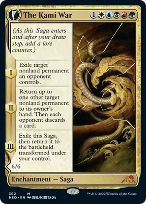 The Kami War (Showcase) card from Kamigawa: Neon Dynasty