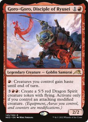 Goro-Goro, Disciple of Ryusei card from Kamigawa: Neon Dynasty