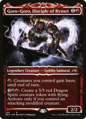 Goro-Goro, Disciple of Ryusei (Showcase) card from Kamigawa: Neon Dynasty