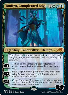 Tamiyo, Compleated Sage card from Kamigawa: Neon Dynasty