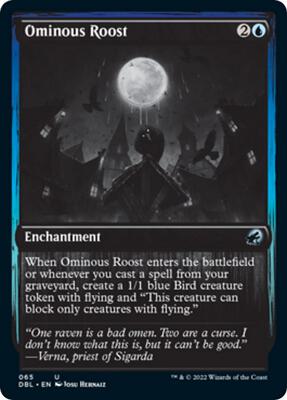 Ominous Roost card from Innistrad: Double Feature