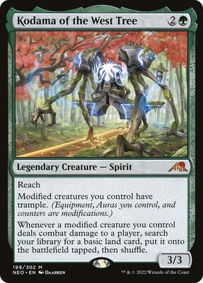 Kodama of the West Tree card from Kamigawa: Neon Dynasty