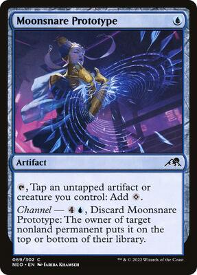 Moonsnare Prototype card from Kamigawa: Neon Dynasty