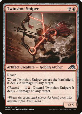 Twinshot Sniper card from Kamigawa: Neon Dynasty