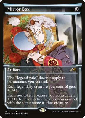 Mirror Box (Showcase) card from Kamigawa: Neon Dynasty