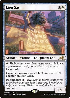 Lion Sash card from Kamigawa: Neon Dynasty
