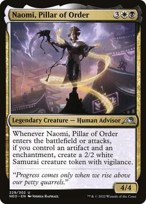Naomi, Pillar of Order card from Kamigawa: Neon Dynasty