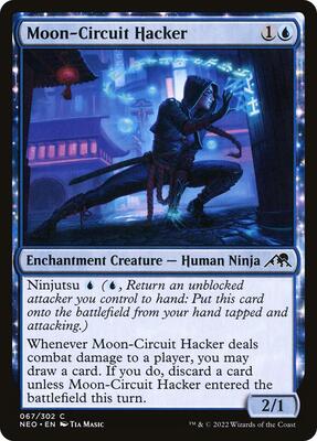 Moon-Circuit Hacker card from Kamigawa: Neon Dynasty