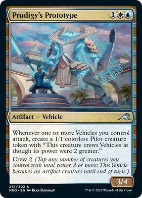 Prodigy's Prototype card from Kamigawa: Neon Dynasty