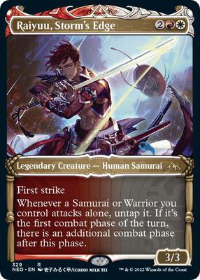 Raiyuu, Storm's Edge (Showcase) card from Kamigawa: Neon Dynasty