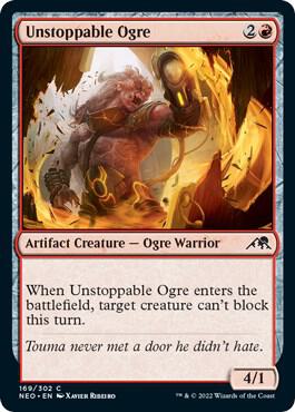 Unstoppable Ogre card from Kamigawa: Neon Dynasty