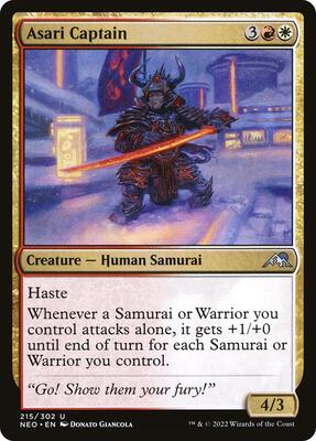 Asari Captain card from Kamigawa: Neon Dynasty