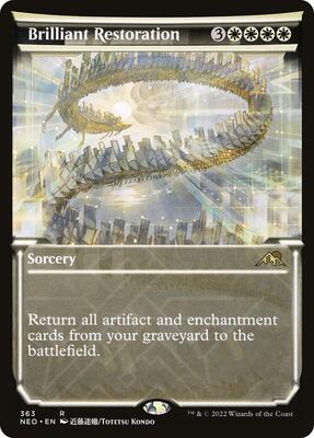 Brilliant Restoration (Showcase) card from Kamigawa: Neon Dynasty