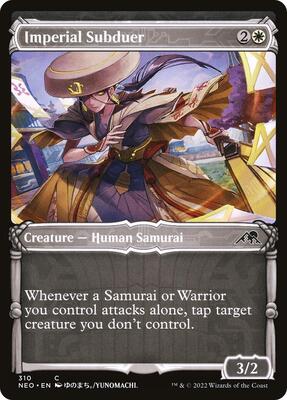 Imperial Subduer (Showcase) card from Kamigawa: Neon Dynasty