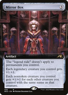 Mirror Box (Extended Art) card from Kamigawa: Neon Dynasty