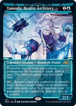 Tameshi, Reality Architect (Showcase) card from Kamigawa: Neon Dynasty