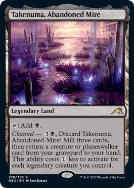 Takenuma, Abandoned Mire card from Kamigawa: Neon Dynasty