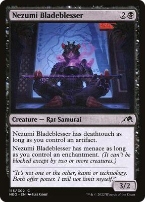 Nezumi Bladeblesser card from Kamigawa: Neon Dynasty
