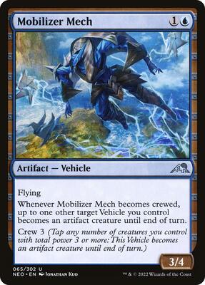 Mobilizer Mech card from Kamigawa: Neon Dynasty