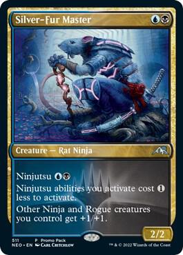 Silver-Fur Master card from Promo Pack: Kamigawa: Neon Dynasty