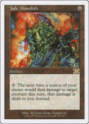Jade Monolith card from Classic Sixth Edition