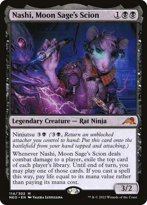 Nashi, Moon Sage's Scion card from Kamigawa: Neon Dynasty