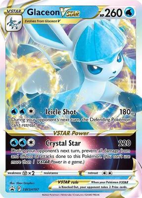 Glaceon VSTAR - SWSH197 card from SWSH: Sword & Shield Promo Cards