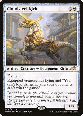 Cloudsteel Kirin card from Kamigawa: Neon Dynasty