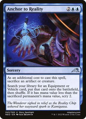 Anchor to Reality card from Kamigawa: Neon Dynasty