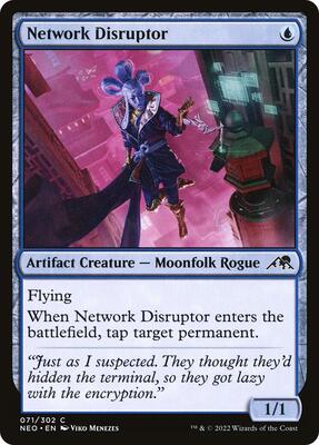 Network Disruptor card from Kamigawa: Neon Dynasty