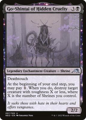 Go-Shintai of Hidden Cruelty card from Kamigawa: Neon Dynasty