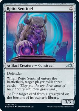 Reito Sentinel card from Kamigawa: Neon Dynasty