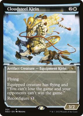 Cloudsteel Kirin (Showcase) card from Kamigawa: Neon Dynasty