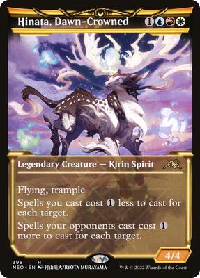 Hinata, Dawn-Crowned (Showcase) card from Kamigawa: Neon Dynasty