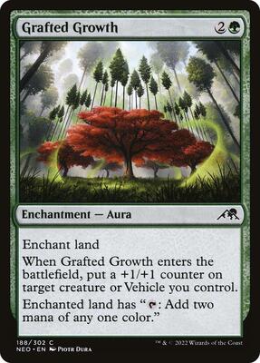 Grafted Growth card from Kamigawa: Neon Dynasty