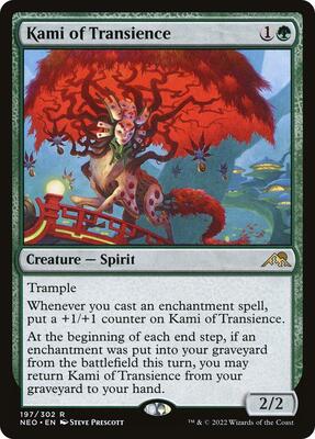 Kami of Transience card from Kamigawa: Neon Dynasty