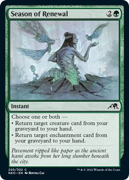 Season of Renewal card from Kamigawa: Neon Dynasty