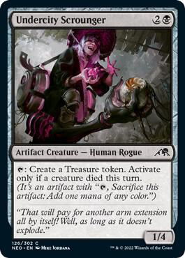 Undercity Scrounger card from Kamigawa: Neon Dynasty