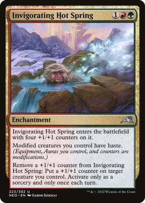 Invigorating Hot Spring card from Kamigawa: Neon Dynasty