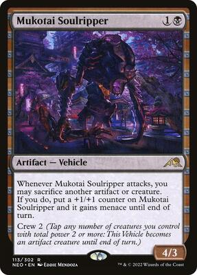 Mukotai Soulripper card from Kamigawa: Neon Dynasty