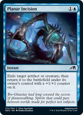 Planar Incision card from Kamigawa: Neon Dynasty